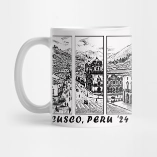 2024 Peruvian Cusco Peru Artistic Hand Drawn Style Mug